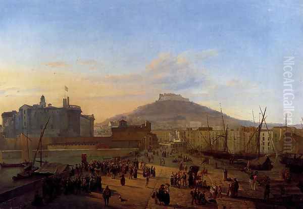 Napoli, da Toledo Oil Painting by Frans Vervloet