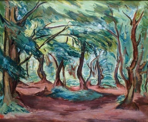 Le Sous-bois Oil Painting by Emile-Othon Friesz