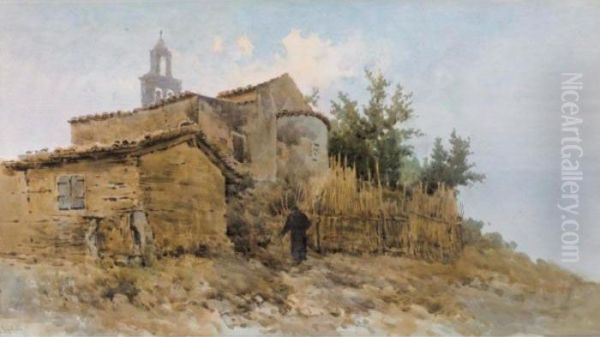 Going To Church Oil Painting by Angelos Giallina