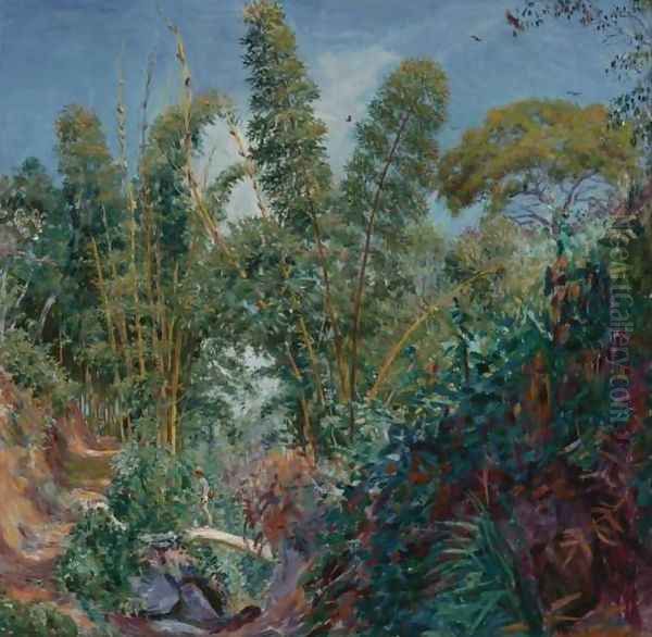 View of Central America Oil Painting by Max Vollmberg