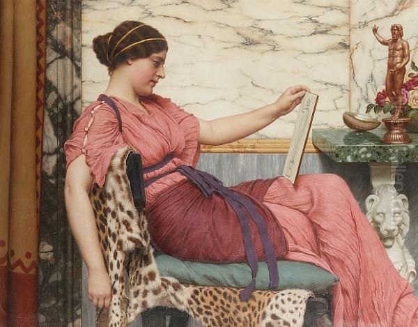 An Amateur Oil Painting by John William Godward