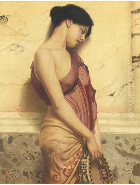 The Tambourine Girl Oil Painting by John William Godward