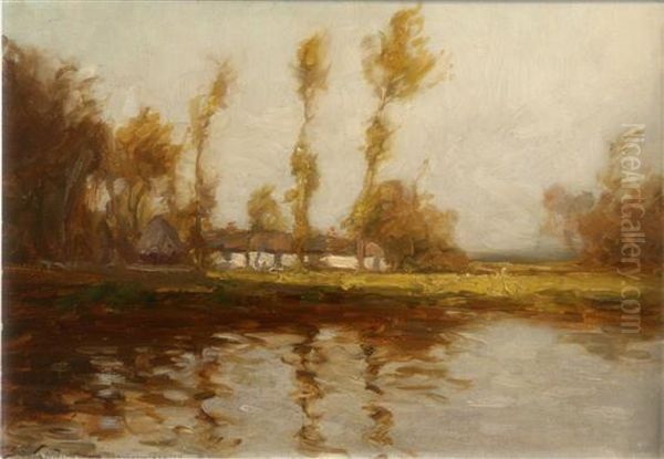 Langham Sketch Oil Painting by Sidney Paul Goodwin