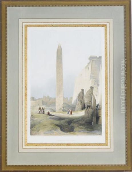 [views Of Egypt]: Eight Plates Oil Painting by Louis Haghe