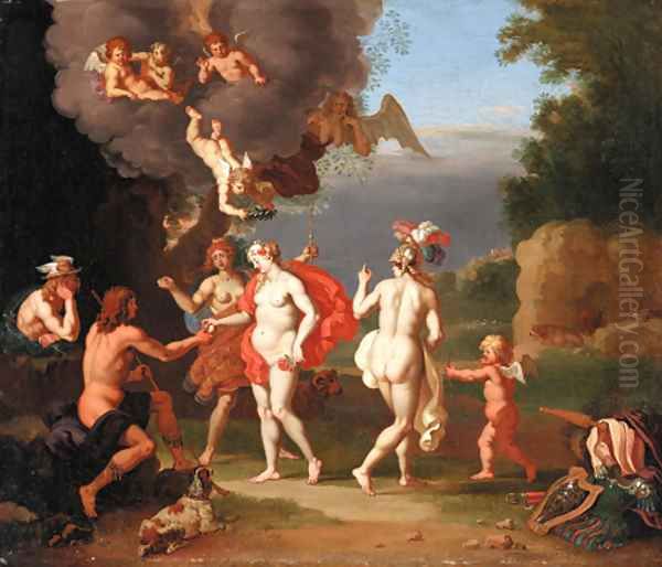 The Judgement of Paris Oil Painting by Daniel Vertangen