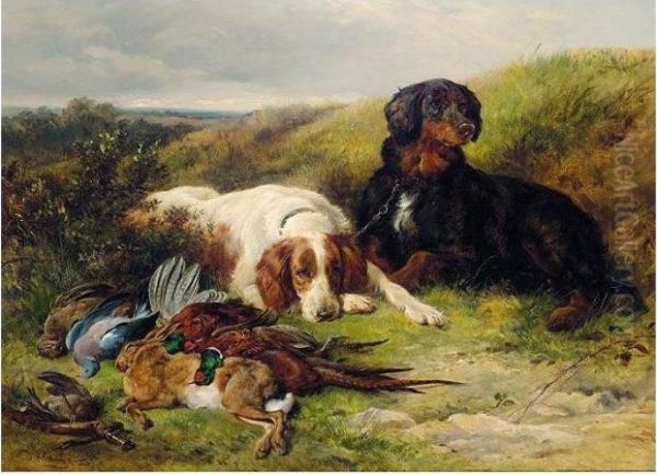 On The Moors Oil Painting by James Jnr Hardy