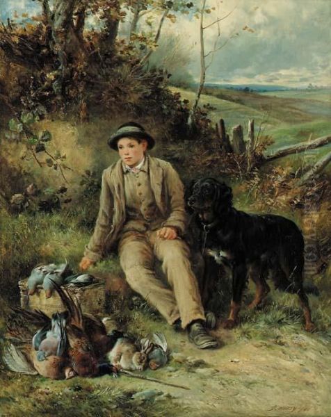 The Keeper's Boy Oil Painting by James Jnr Hardy