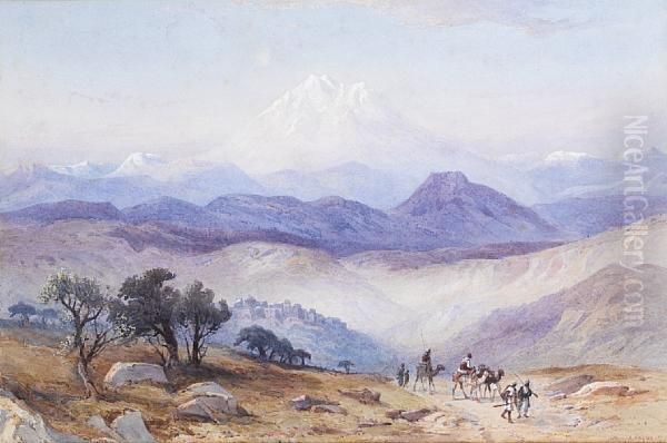 Mount Hermon Oil Painting by Henry Andrew Harper