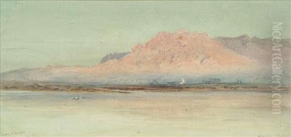 Sunrise, Thebes Oil Painting by Henry Andrew Harper