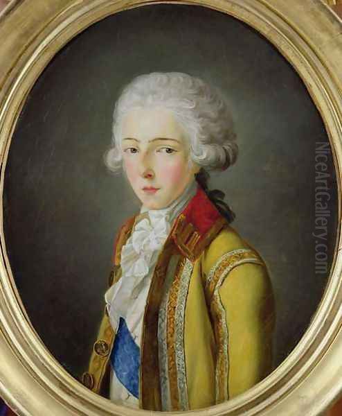 Louis Antoine Henri de Bourbon Conde (1772-1804) Duke of Enghien Oil Painting by Nanine Vallain