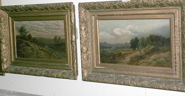 English River Landscape, And Another Landscape Oil Painting by Henry Andrew Harper