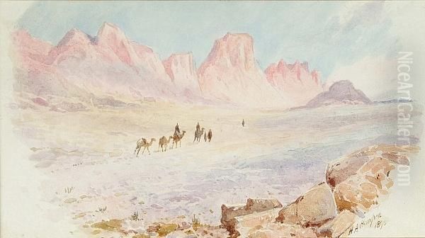 Sinai; Sea Of Tiberius Oil Painting by Henry Andrew Harper