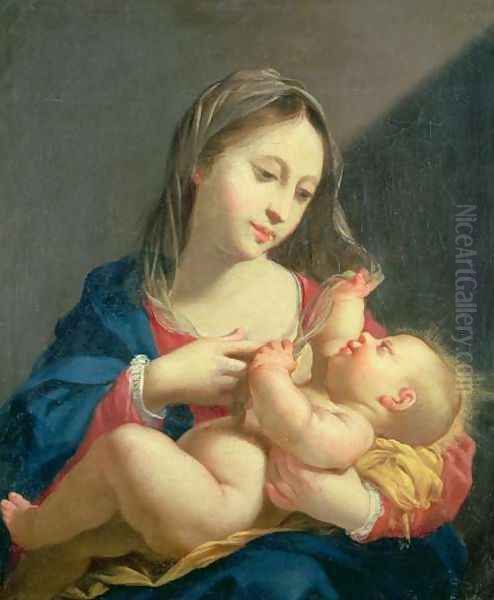 Madonna and Child Oil Painting by Jacob Ferdinand Voet