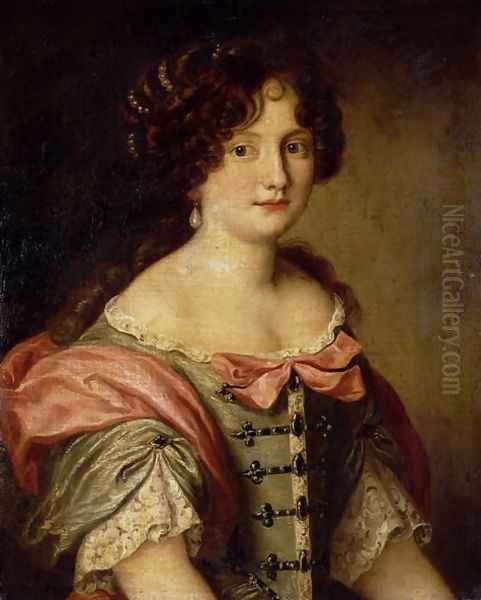 Portrait of a young lady Oil Painting by Jacob Ferdinand Voet