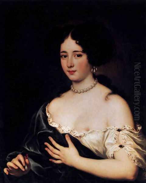 Maria Mancini as Cleopatra Oil Painting by Jacob Ferdinand Voet