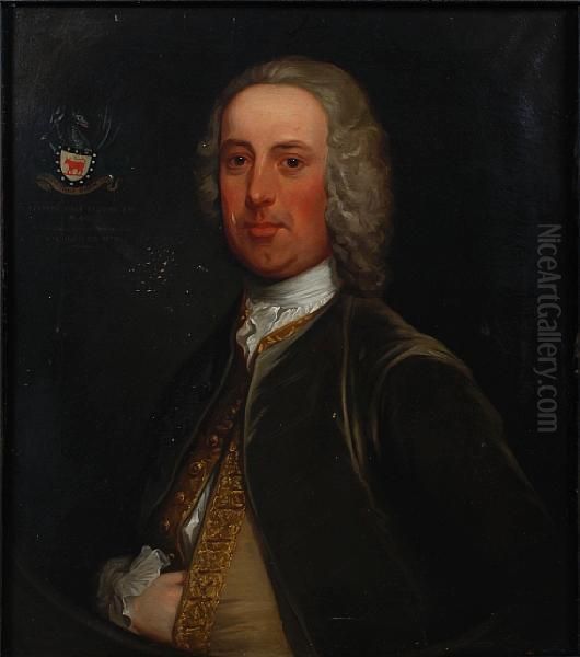 Portrait Of Stephen Cole Esq. Jp Oil Painting by Joseph Highmore