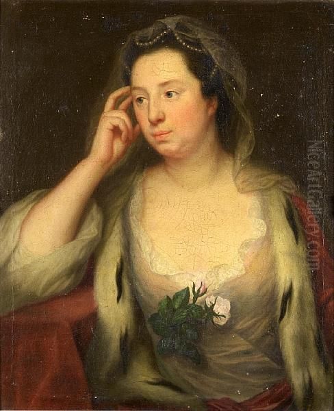 Portrait Of A Lady Oil Painting by Joseph Highmore