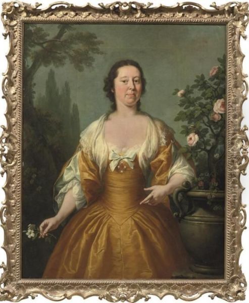 Portrait Of A Lady Oil Painting by Joseph Highmore