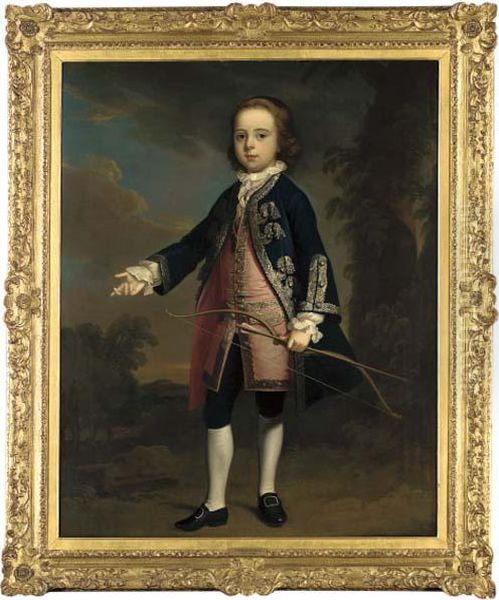 Portrait Of Henry Hervey Aston Oil Painting by Thomas Hudson