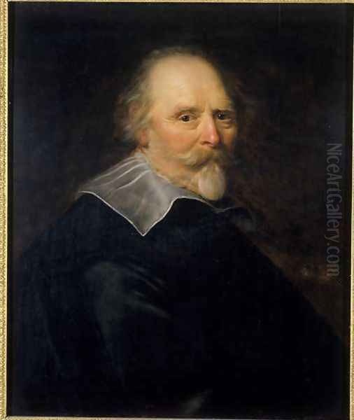 Portrait of an Old Man, 1643 Oil Painting by Abraham de Vries