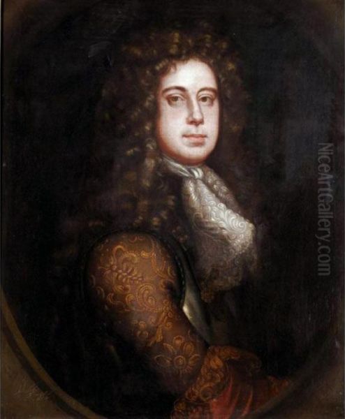 Portrait Of A Gentleman Oil Painting by Sir Godfrey Kneller