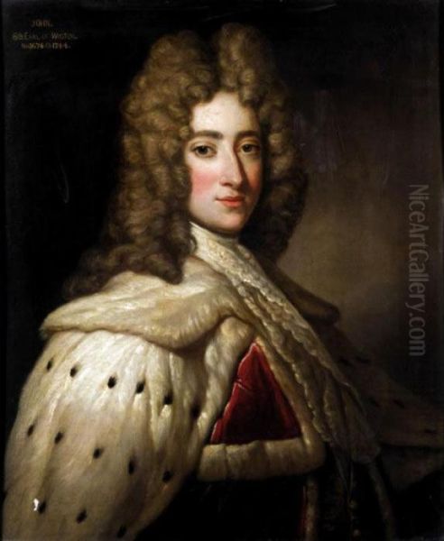 Portrait Of John, 6th Earl Of Wigton Oil Painting by Sir Godfrey Kneller