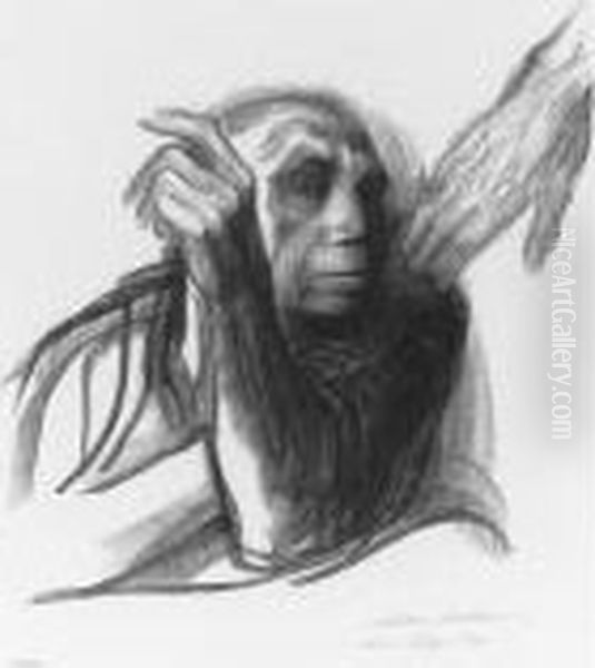 Ruf Des Todes (k. 263) Oil Painting by Kathe Kollwitz