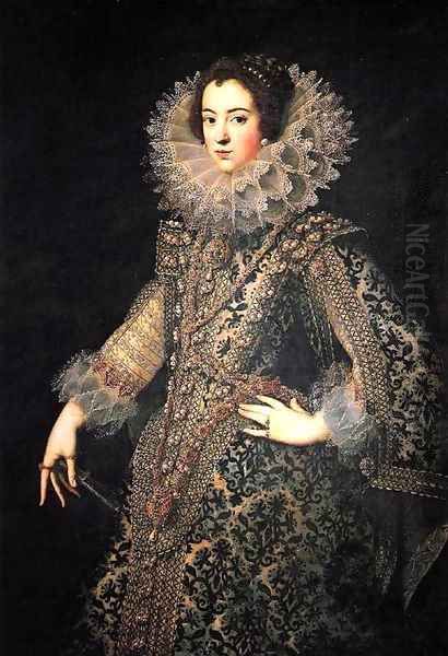 Isabel of France Oil Painting by Rodrigo de Villandrando