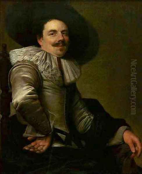 Portrait of a Man Oil Painting by Willem Willemsz. van der Vliet