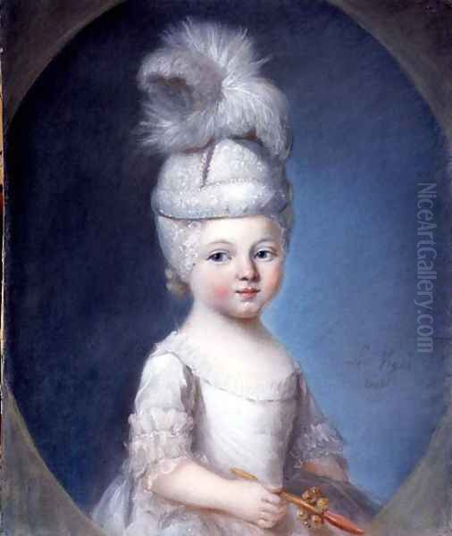 The Marquis de Henry as an Infant Oil Painting by Louis Vigee