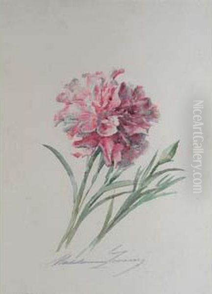 Fleur Oil Painting by Madeleine Jeanne Lemaire