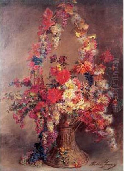 Panier De Fleurs by Madeleine Jeanne Lemaire