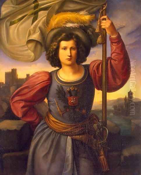 Allegory of Russia Oil Painting by Philipp Veit