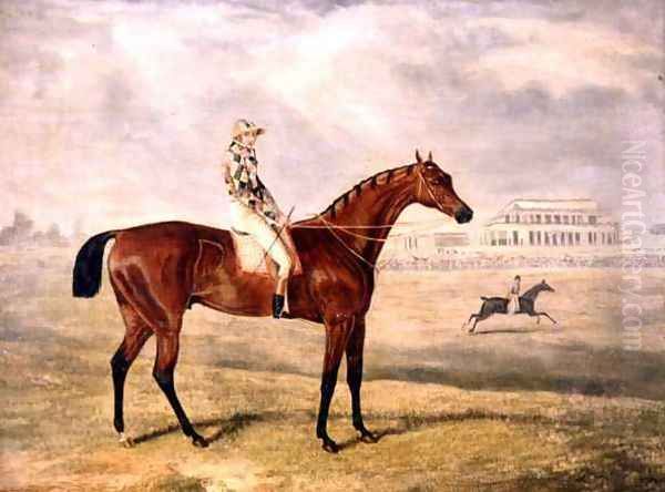 Memon, Winner of St. Leger 1825 ridden by W. Scott, c.1893 Oil Painting by George Veal