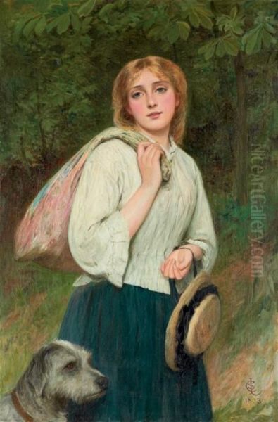 Travelling Companions Oil Painting by Charles Sillem Lidderdale