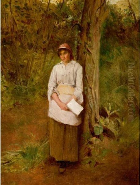 Distant Thoughts Oil Painting by Charles Sillem Lidderdale