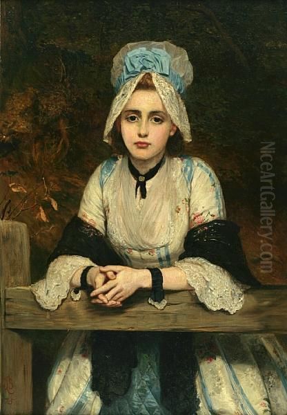 The Sunday Tryst Oil Painting by Charles Sillem Lidderdale