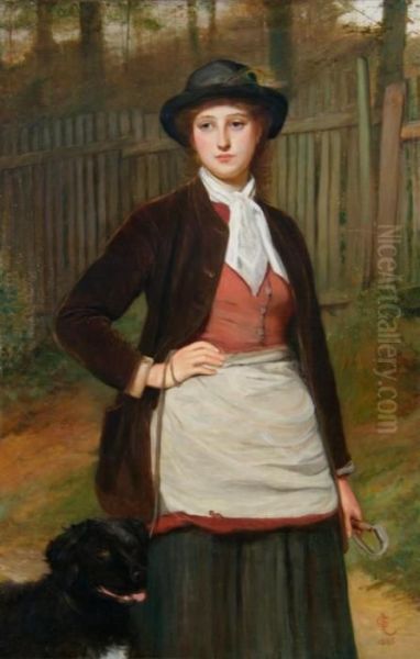 The Girl Groom Oil Painting by Charles Sillem Lidderdale