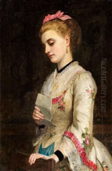 Doubting Oil Painting by Charles Sillem Lidderdale