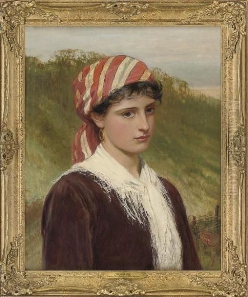 The Young Gypsy Oil Painting by Charles Sillem Lidderdale