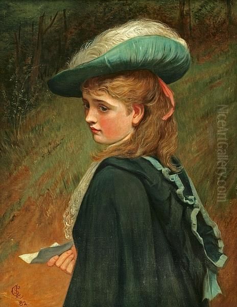 The Letter Oil Painting by Charles Sillem Lidderdale