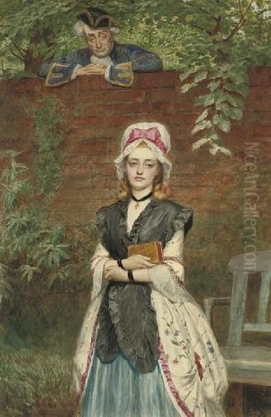 The Admiring Onlooker Oil Painting by Charles Sillem Lidderdale