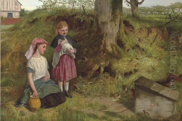 The Intruders Oil Painting by Charles Sillem Lidderdale