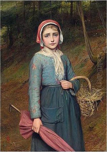 Returning Home Oil Painting by Charles Sillem Lidderdale