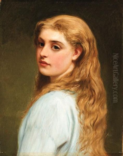 Sweet Seventeen Oil Painting by Charles Sillem Lidderdale