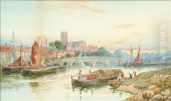 Worcester Oil Painting by Walker Stuart Lloyd