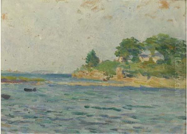 Bord De Mer Oil Painting by Maximilien Luce