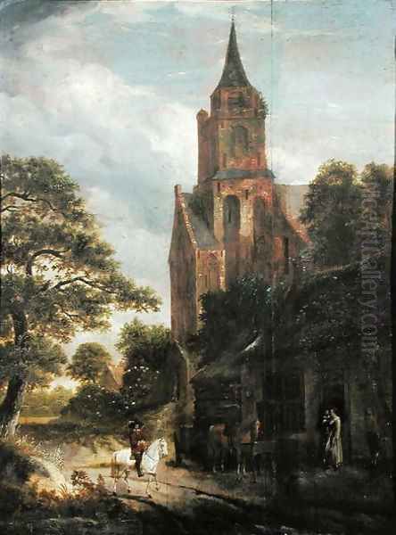 Landscape Oil Painting by Michiel van Vries