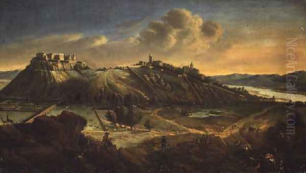 Stirling- in the Time of the Stuarts Oil Painting by Johannes Vorsterman