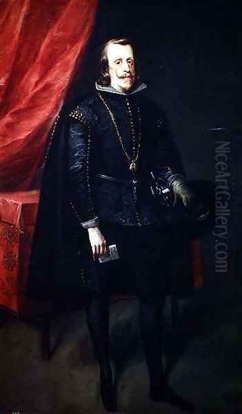 Philip IV 1605-65 Oil Painting by Pedro de Villafranca